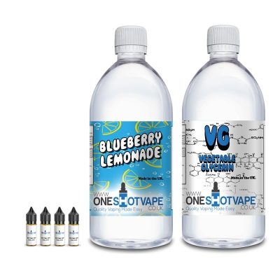 Blueberry Lemonade E liquid Starter Pack DIY One Shot E liquid